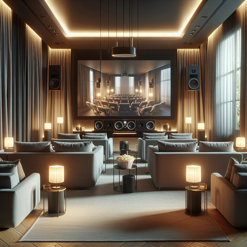 Séparation naturelle des espaces de vie et de nuit dans une maison en L, avec de grandes baies vitrées reliant salon et chambre sur deux ailes distinctes, baignant l’intérieur de lumière naturelle et offrant une vue sur le patio central.